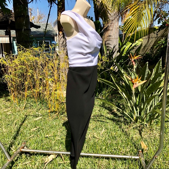 Stunning Black & White Formal Dress 🖤 - Picture 4 of 5